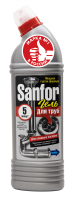 Средство жидкое 750мл чистящее Санфор-гель для прочистки труб 1/15 Средство жидкое 750мл чистящее Санфор-гель для прочистки труб 1/15