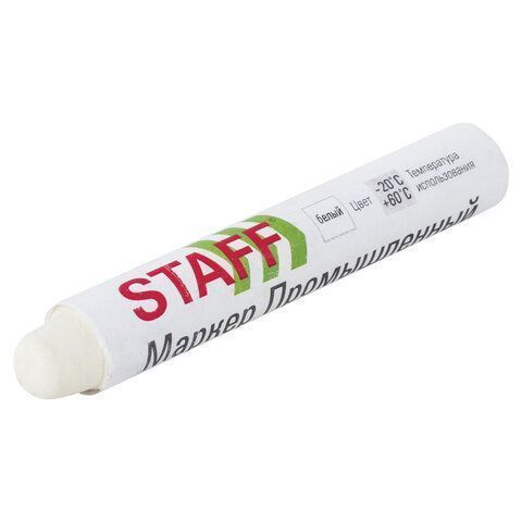 Маркер для шин и резины белый ПМ-100/Ш твердый STAFF 1/12/144