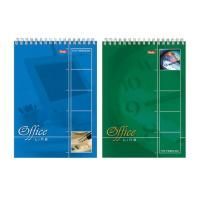 Блокнот 60л А5 145х205мм клетка спираль картон жесткая подложка HATBER Office Line 1/4/64 Блокнот 60л А5 145х205мм клетка спираль картон жесткая подложка HATBER Office Line 1/4/64