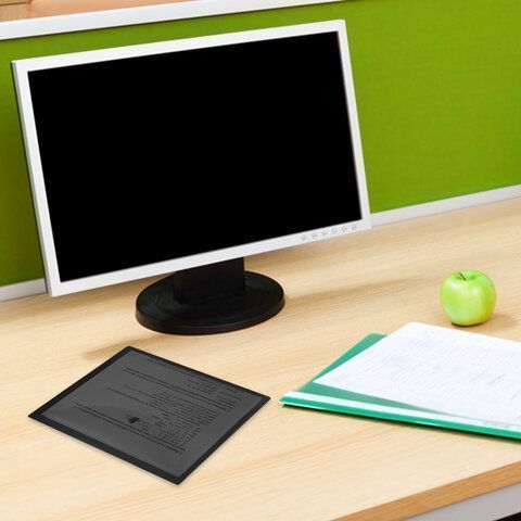 Папка-конверт А5 с кнопкой до 100л черная BRAUBERG Universal 1/10