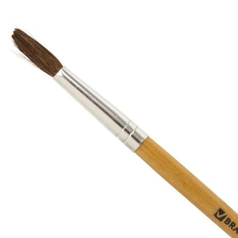Кисть пони круглая №5 BRAUBERG 1/30/1800