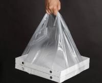 Пакет для переноски пиццы под коробку 30-38см ПНД (32+24х60)-14 100/1000