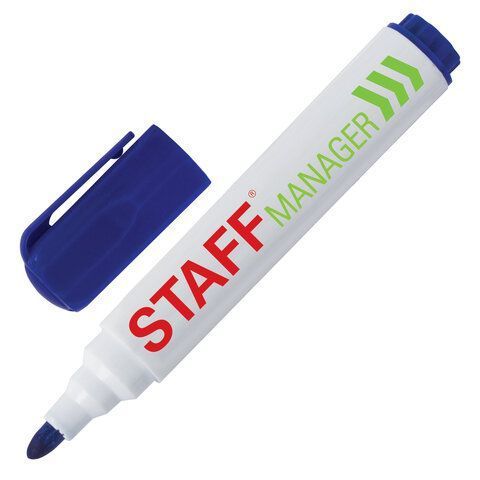 Маркер для доски НАБОР 4шт 5мм круглый наконечник STAFF Manager 1/80